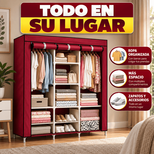 Armario Closet Armable - Organiza tu ropa y aprovecha mejor cada espacio