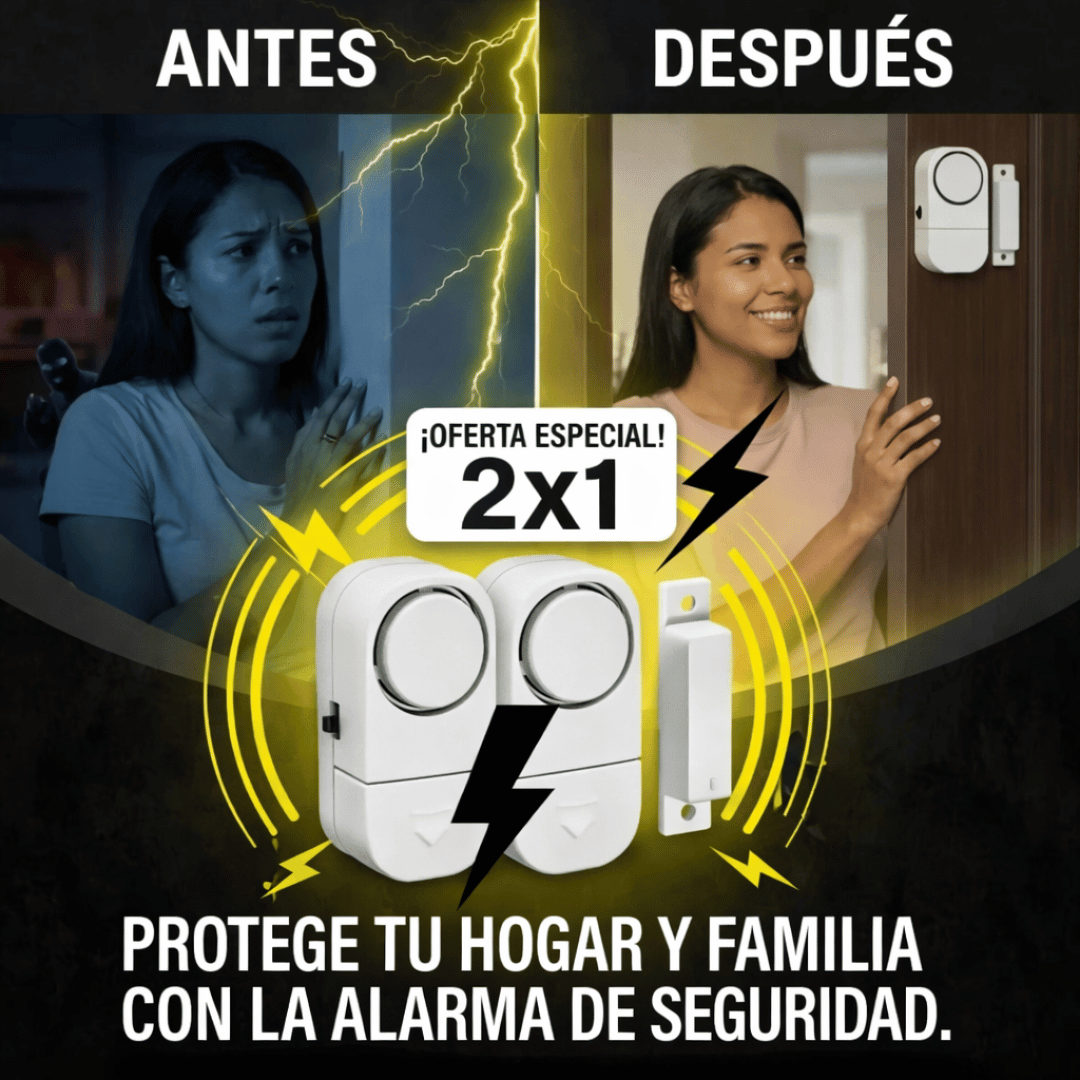 ¡Promo 2x1 Alarma Hogar! - Seguridad rápida y económica para tu hogar en minutos
