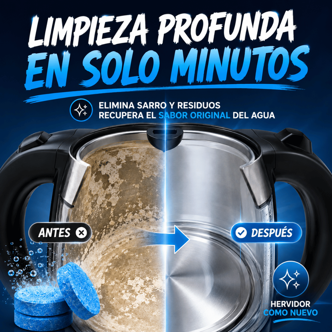 ¡Promo x24 Pastillas desincrustantes para hervidor! - Limpia tu hervidor y elimina residuos que afectan el sabor