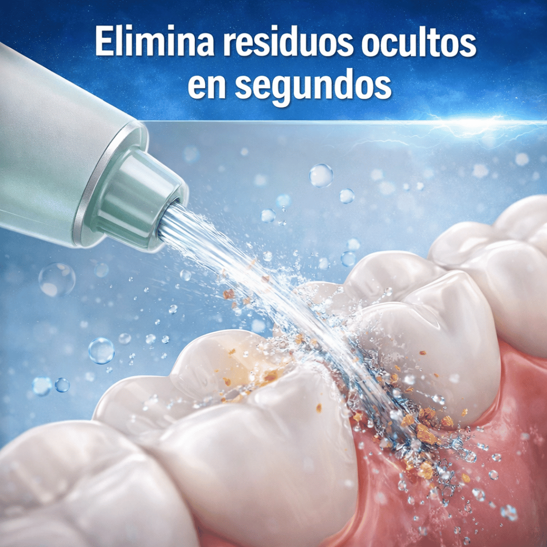 AquaSmile Pro - Limpieza profunda donde el cepillo no llega