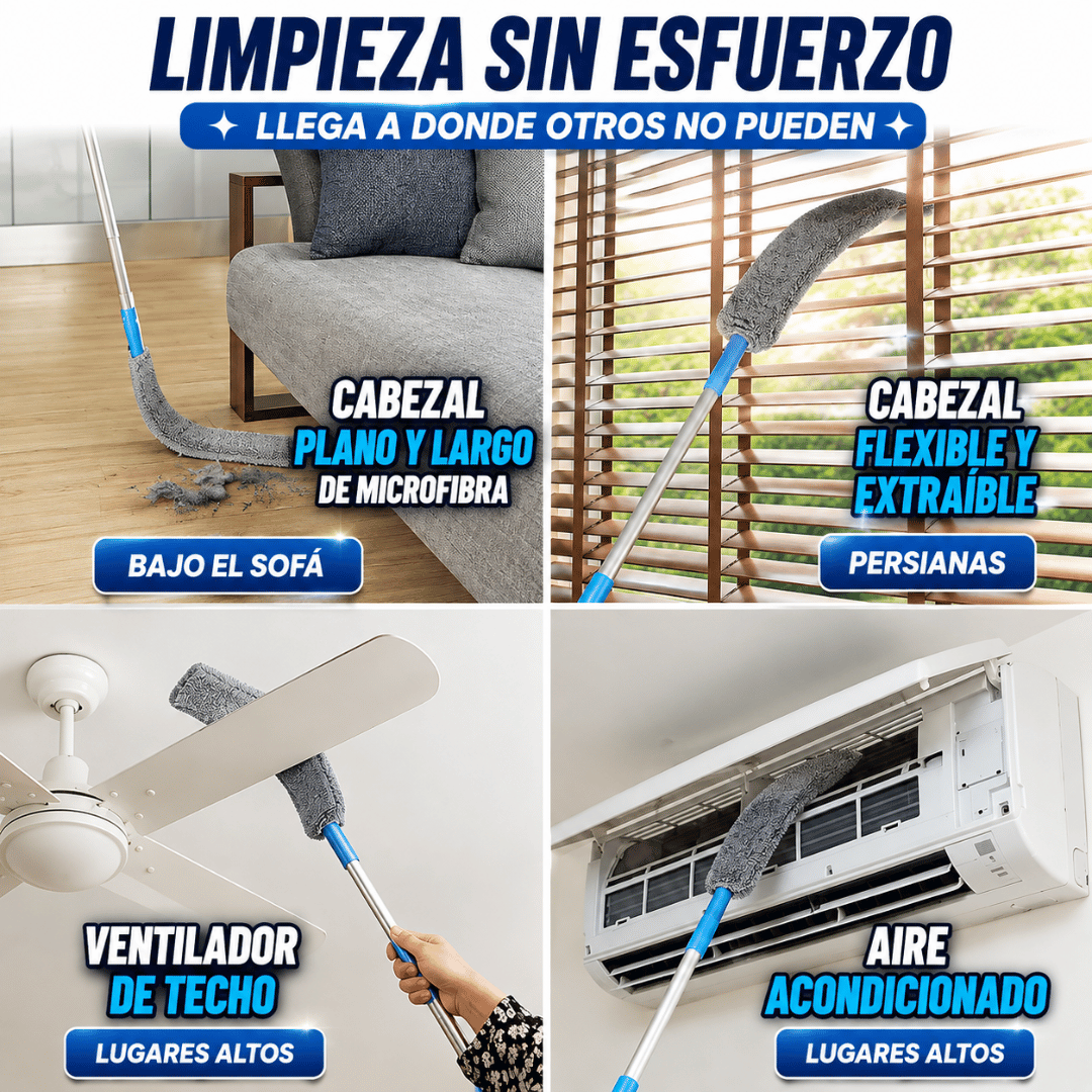 ¡Promo 2x1 Plumeros Extensibles! - Alcanza y limpia fácilmente hasta los rincones más altos