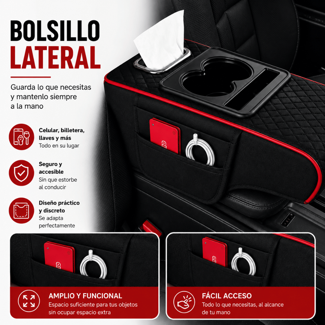 Portavasos Universal Para Auto - Mantén tu auto organizado y tus objetos siempre al alcance