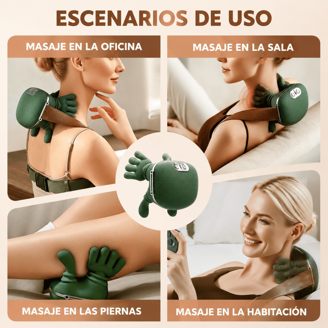 Masajeador Cervical - Reduce la tensión del cuello después de un día agotador