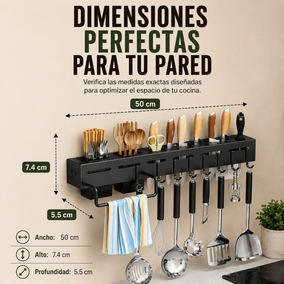 Organizador Utensilios de Cocina - Mantén tus utensilios siempre ordenados y al alcance