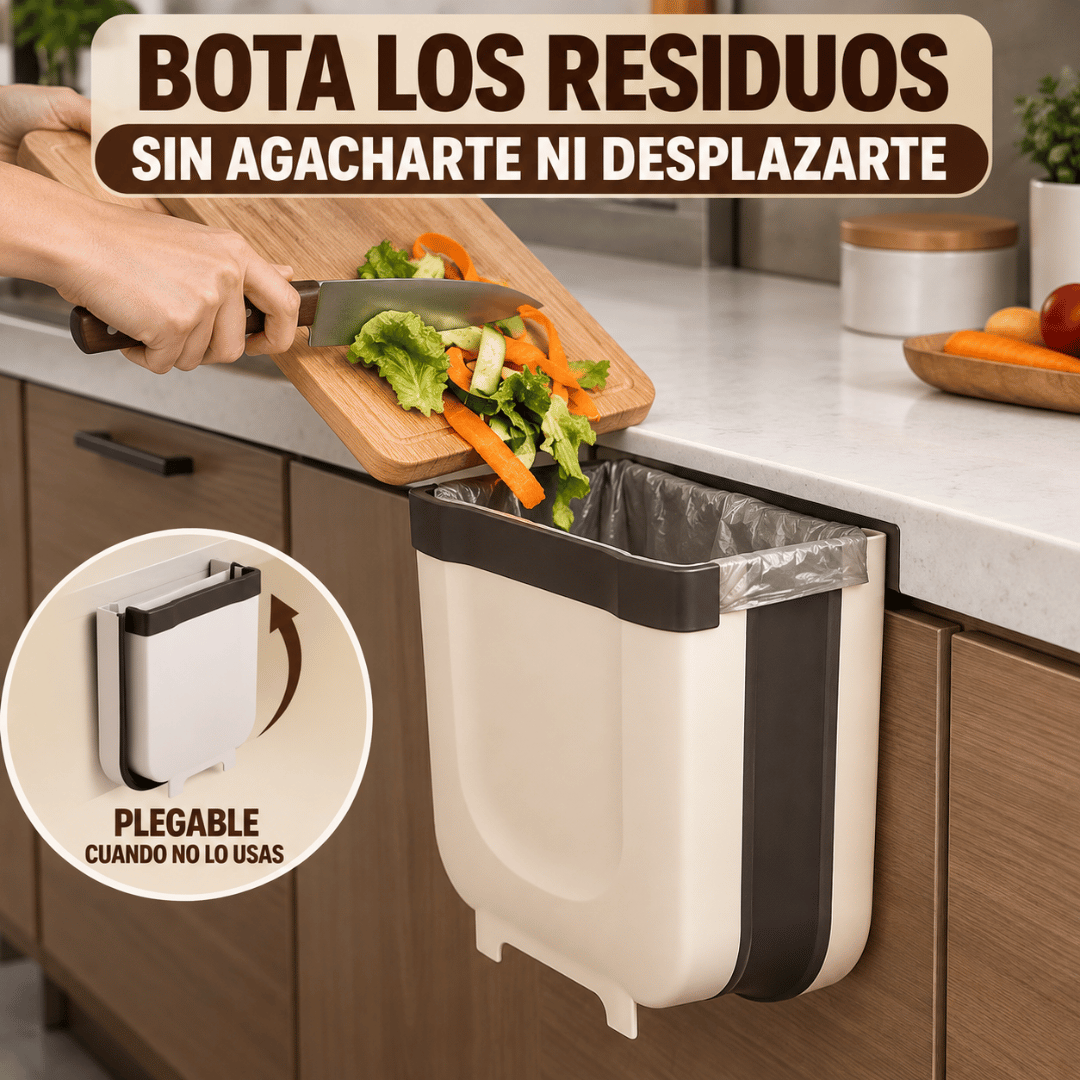 ¡Promo 2x1 Basurero Plegable! - Simplifica el manejo de residuos y mantén tu cocina limpia