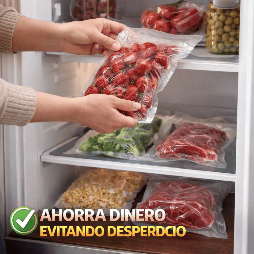 Vacuum Sealer X - Conserva tus alimentos frescos por más tiempo y evita botar comida