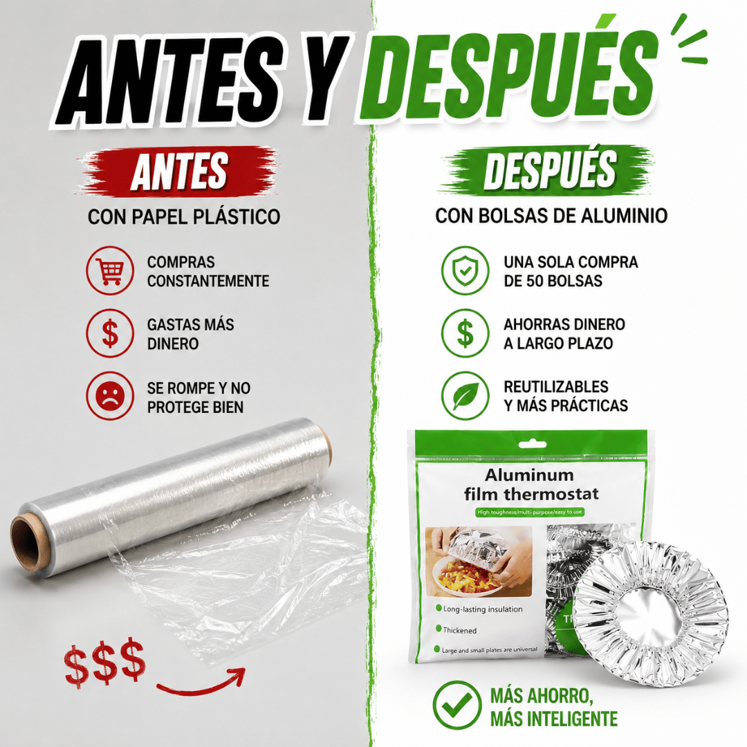 ¡Pack 50 Tapas Térmicas para Comida! - Mantén tus alimentos frescos de forma práctica
