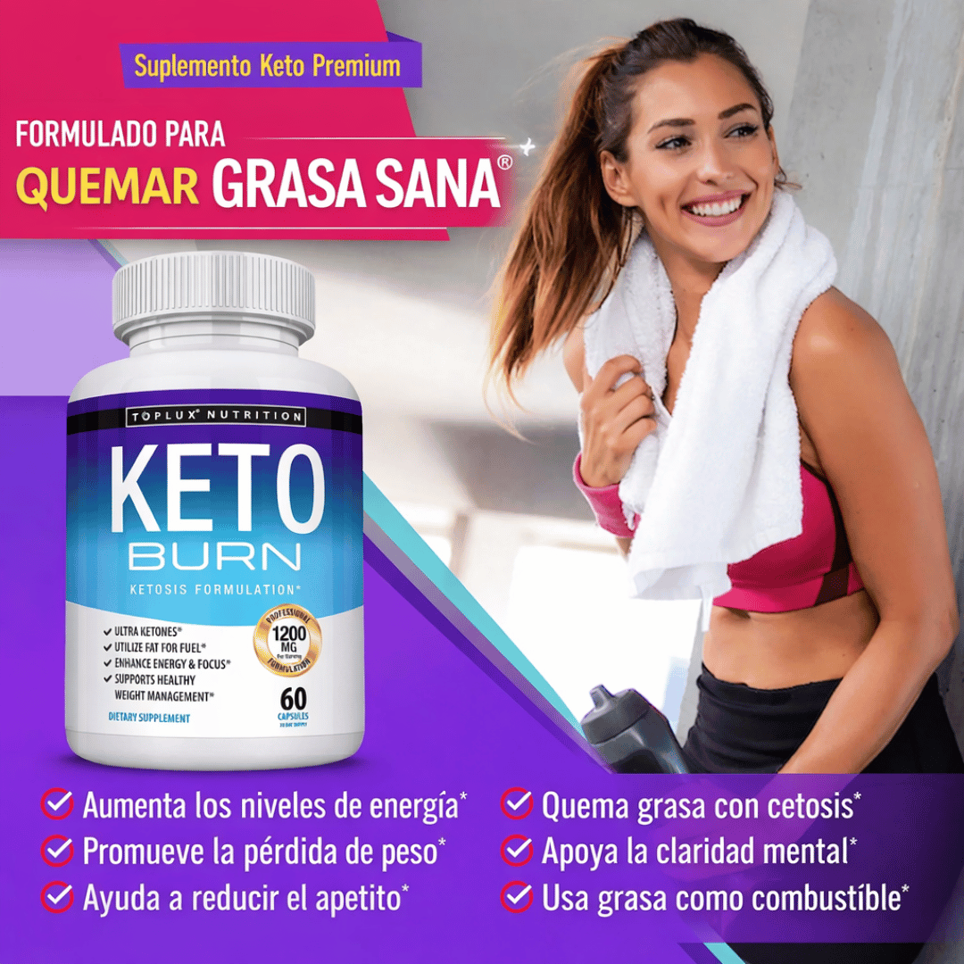 ¡Promo 2x1 Keto Burn 60 Capsulas! - Impulsa hábitos que favorecen tu control de peso diario