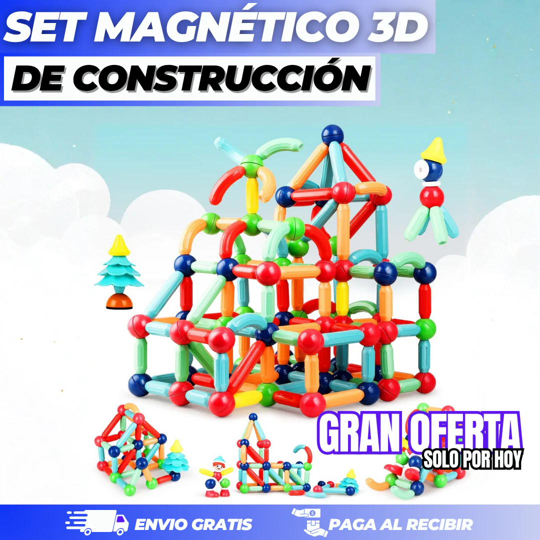 Set Magnetico de Construcción 36 Pcs - ¡Aprovecha Oferta Black Friday!