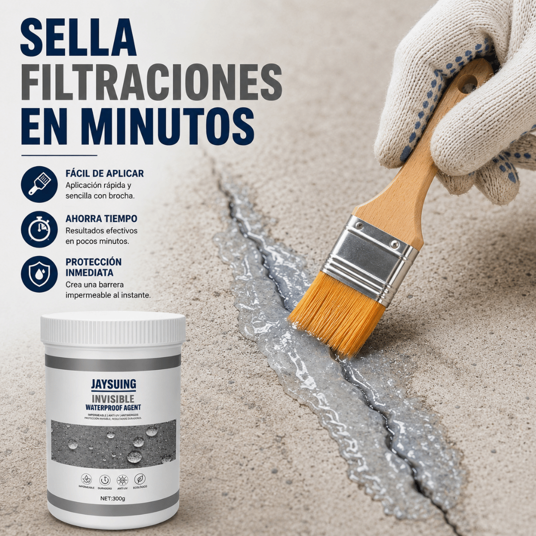 ¡Promo 2x1 Gel Sellador Impermeable 300gr! - Protege tu hogar de filtraciones antes de las lluvias intensas