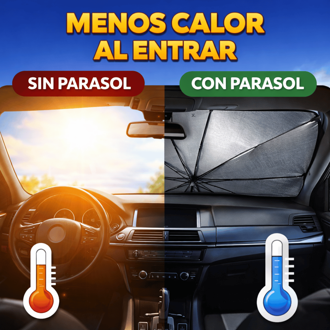Promo 2x1 Quitasol Auto - Protege tu auto del sol y evita el calor excesivo