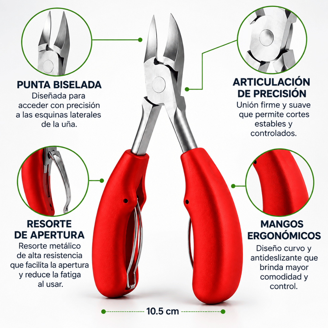 ¡Promo 2x1 Corta Uñas para Pies! - Corta uñas gruesas con mayor precisión y comodidad