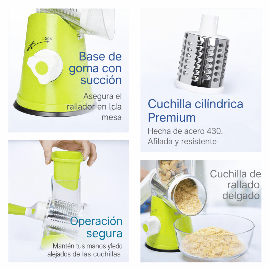 Supreme Slicer - ¡Cortador y Rallador Multifunciona!