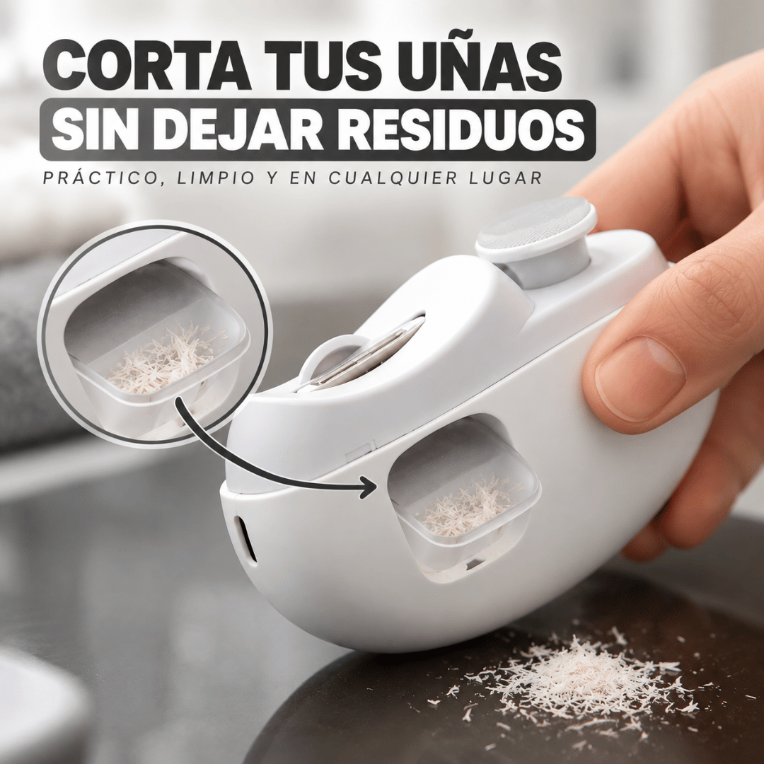 Corta Uñas Eléctrico Portátil - Corta y pule tus uñas de forma rápida y sencilla