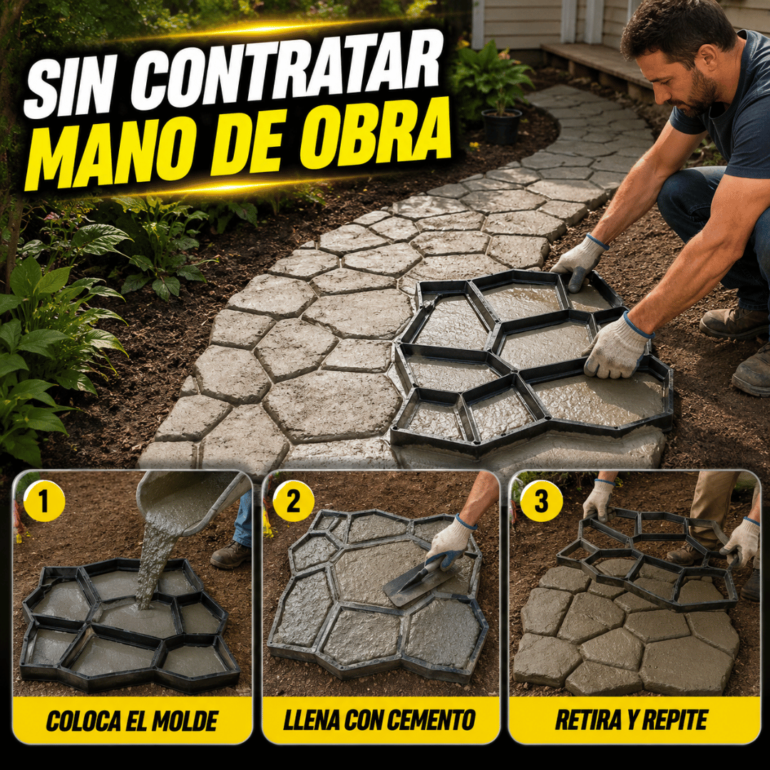 Molde De Cemento Para Caminos - Construye Senderos de Jardín como un Profesional