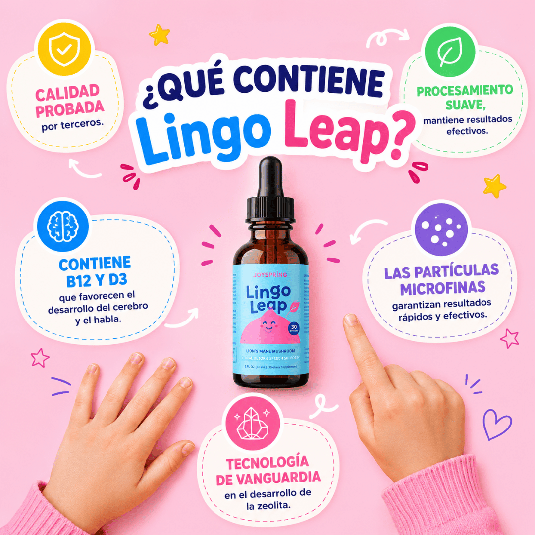 Lingo Leap™ 30ml - Ayuda a fortalecer las habilidades de expresión desde pequeños