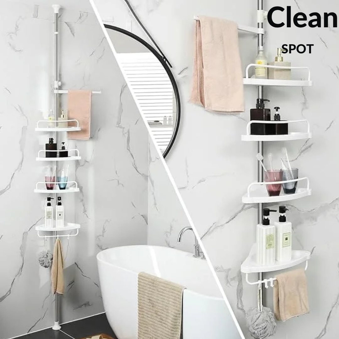 Estante esquinero para baño - Mantén tu baño ordenado