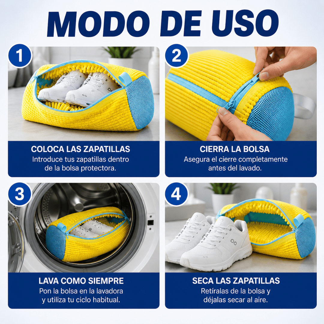 ¡Promo 2x1 Funda Protectora de Zapatillas! - Protege tus zapatillas durante cada lavado en lavadora