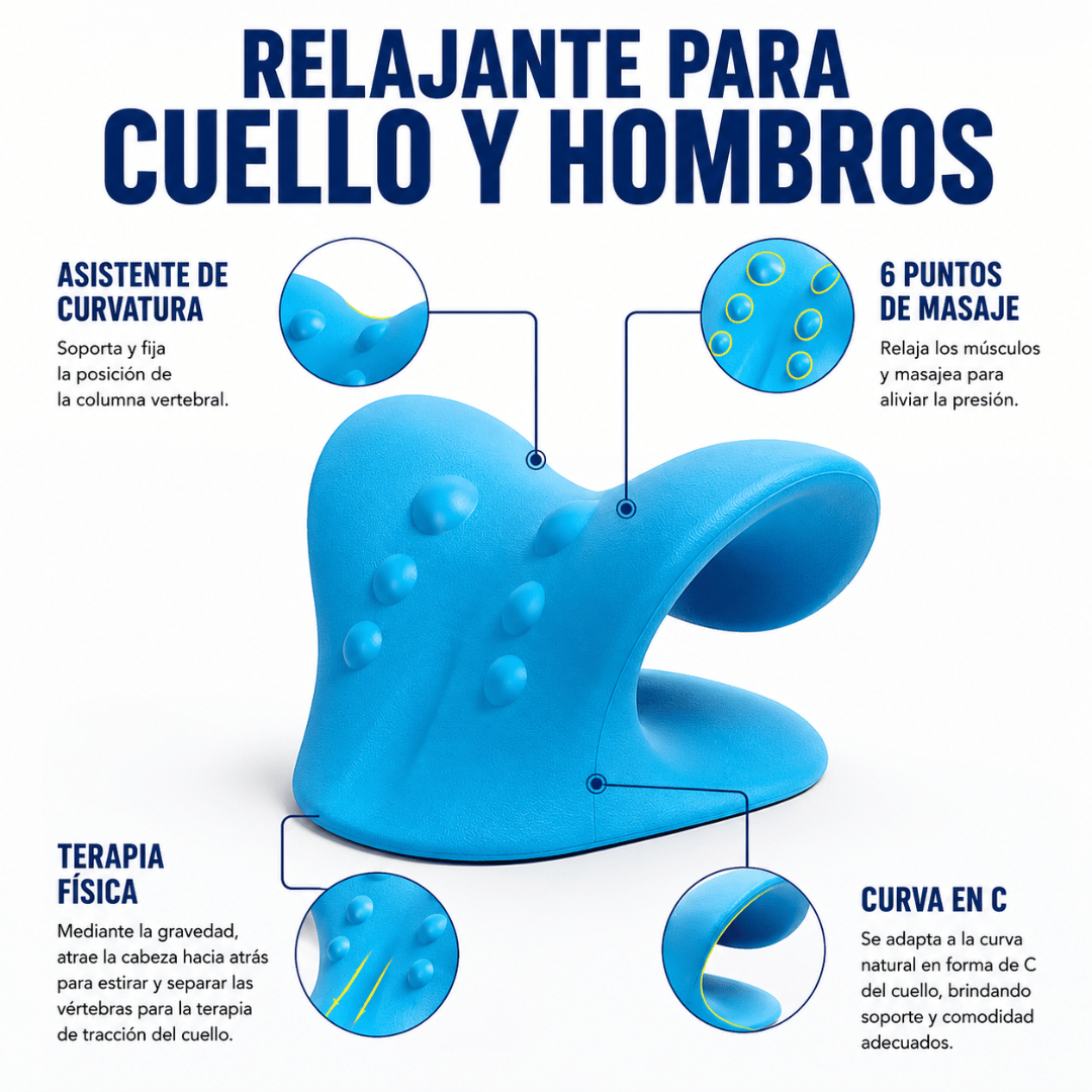 ¡Promo 2x1 Cojín Cervical! - Alivia dolor y mejora el cuello jorobado