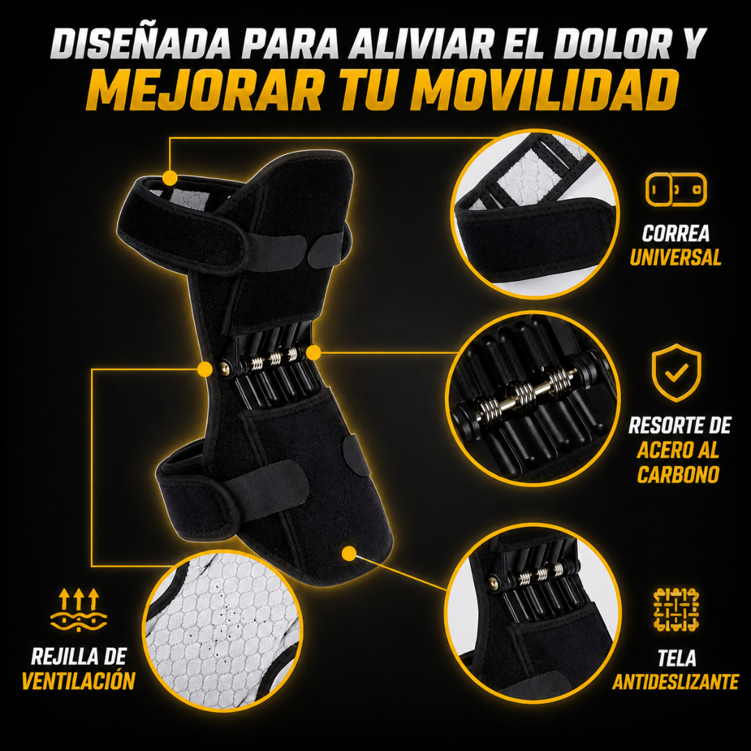 Rodillera de Soporte - Soporte firme que reduce el dolor al caminar