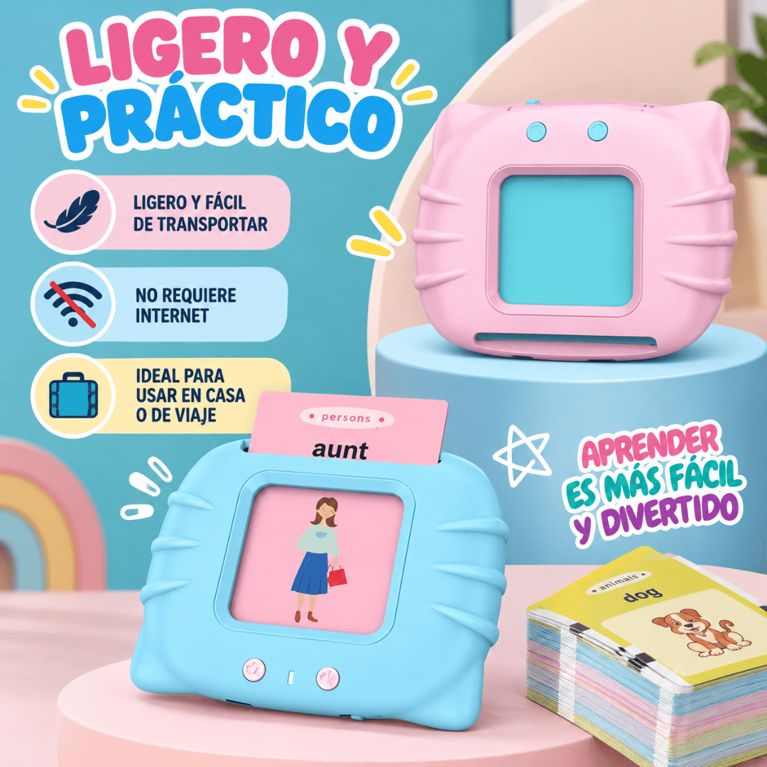 Juego de Tarjetas Interactivas Bilingüe - Ayuda a los niños a aprender nuevas palabras jugando