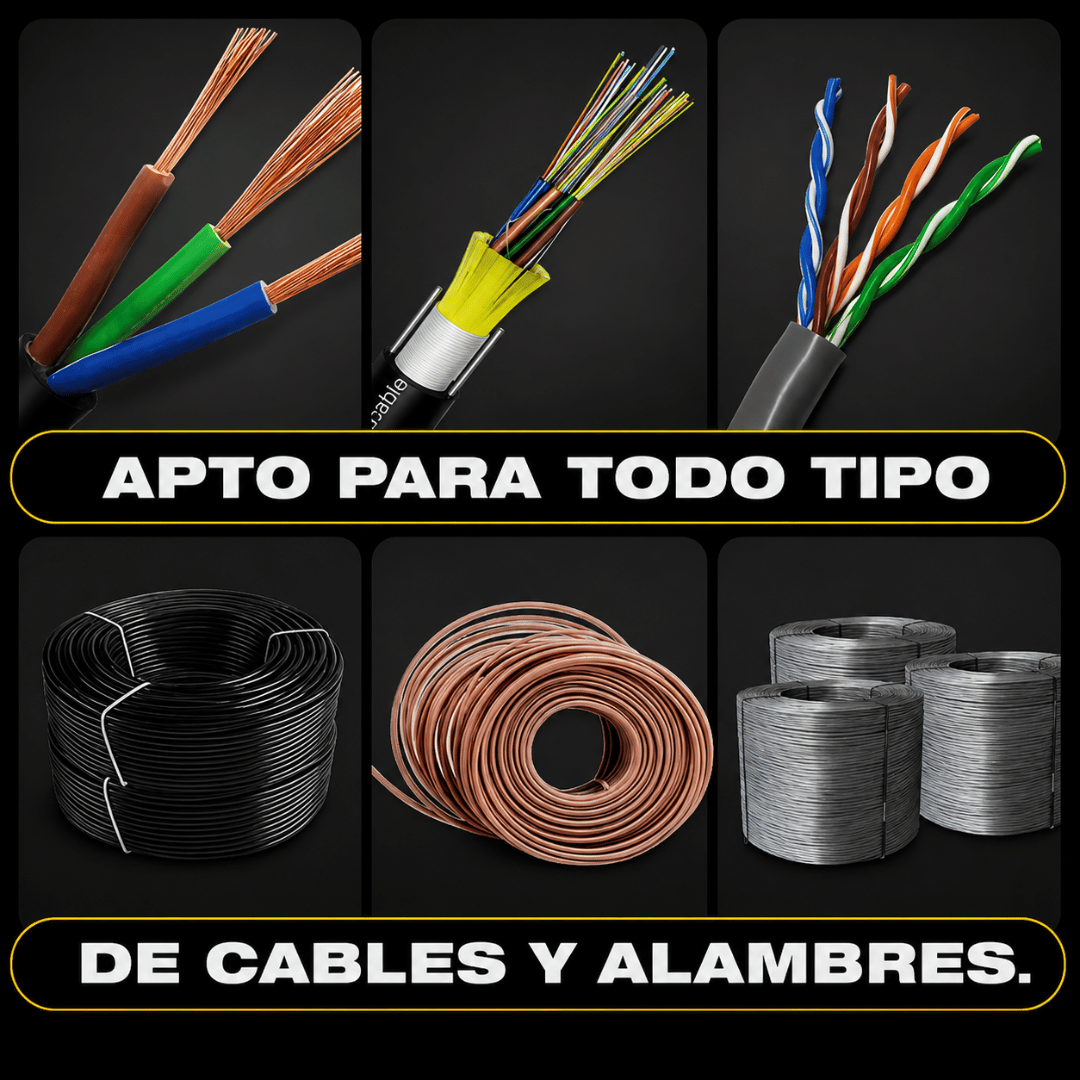 Alicate Multifuncional 5 en 1 - Pela y corta cables con precisión sin dañarlos