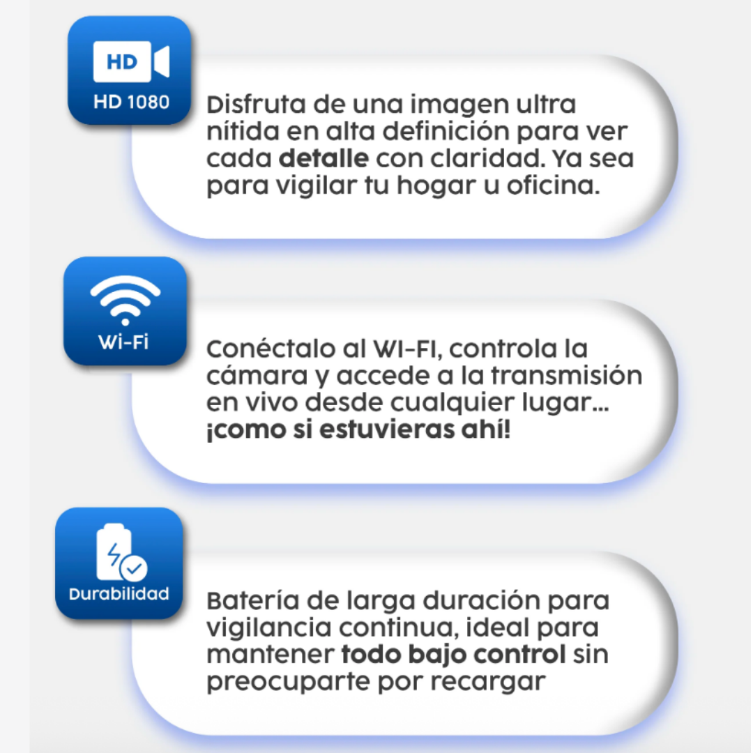 Mini Cámara Espía A9 - Protege lo que más te importa