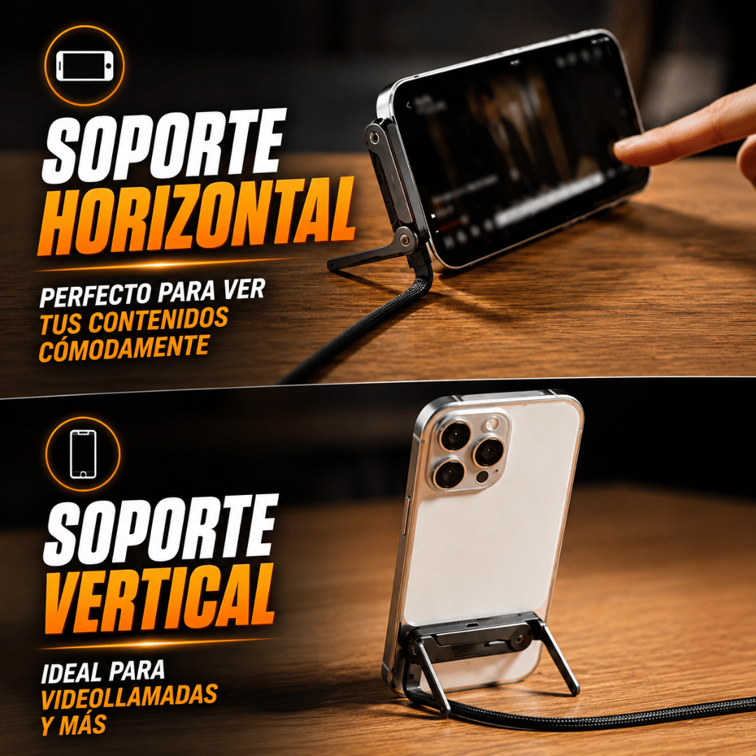 ¡Promo 2x1 Cargador Rápido 240W Con Soporte Integrado! - Carga tu dispositivo mientras lo mantienes cómodamente apoyado