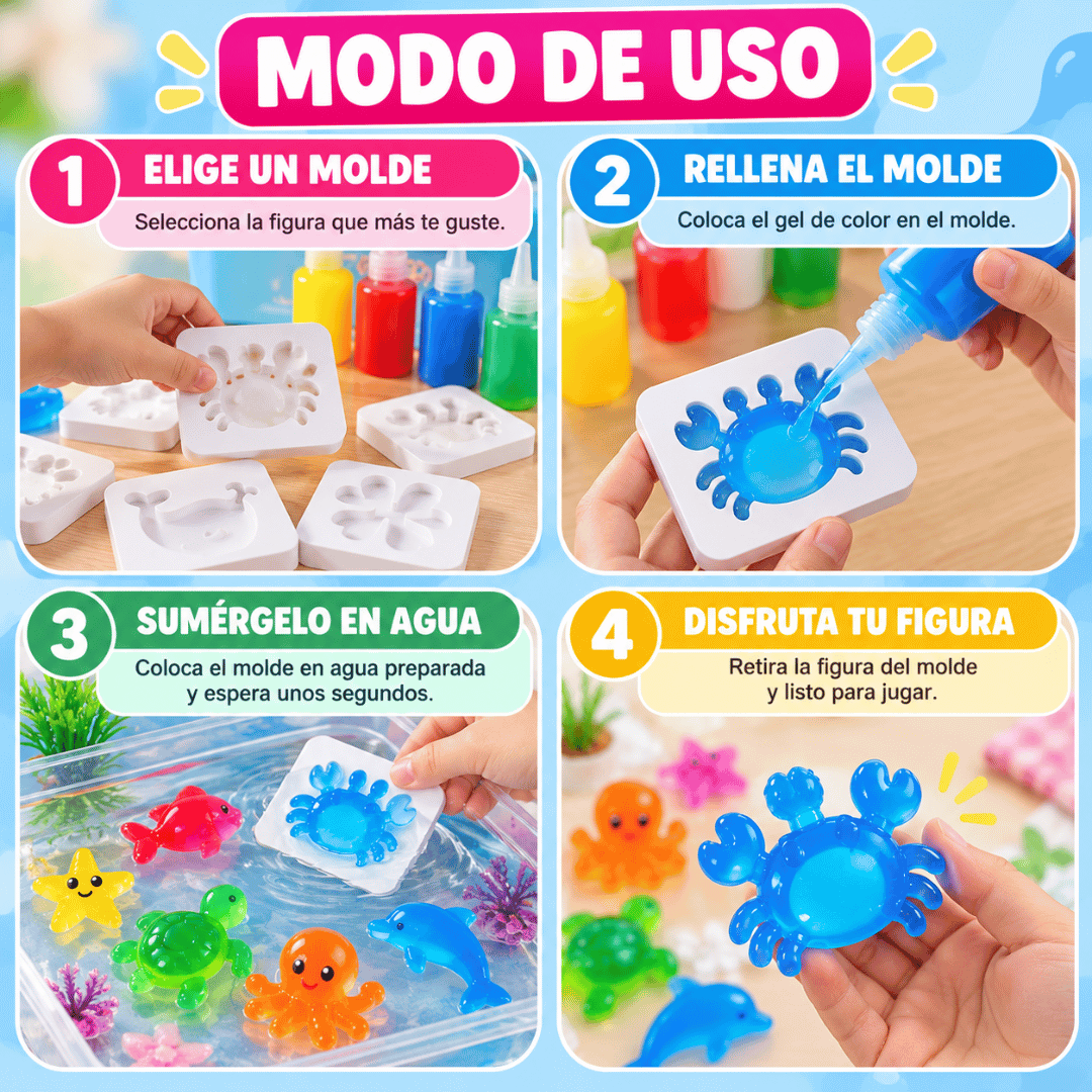 Kit Magic Water Elf - El juego creativo para que tus niños den vida a sus propias figuras