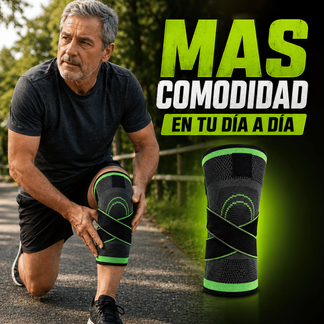¡Pack 2 Rodilleras Compresoras Ajustables - Aporta soporte y sensación de alivio en cada movimiento