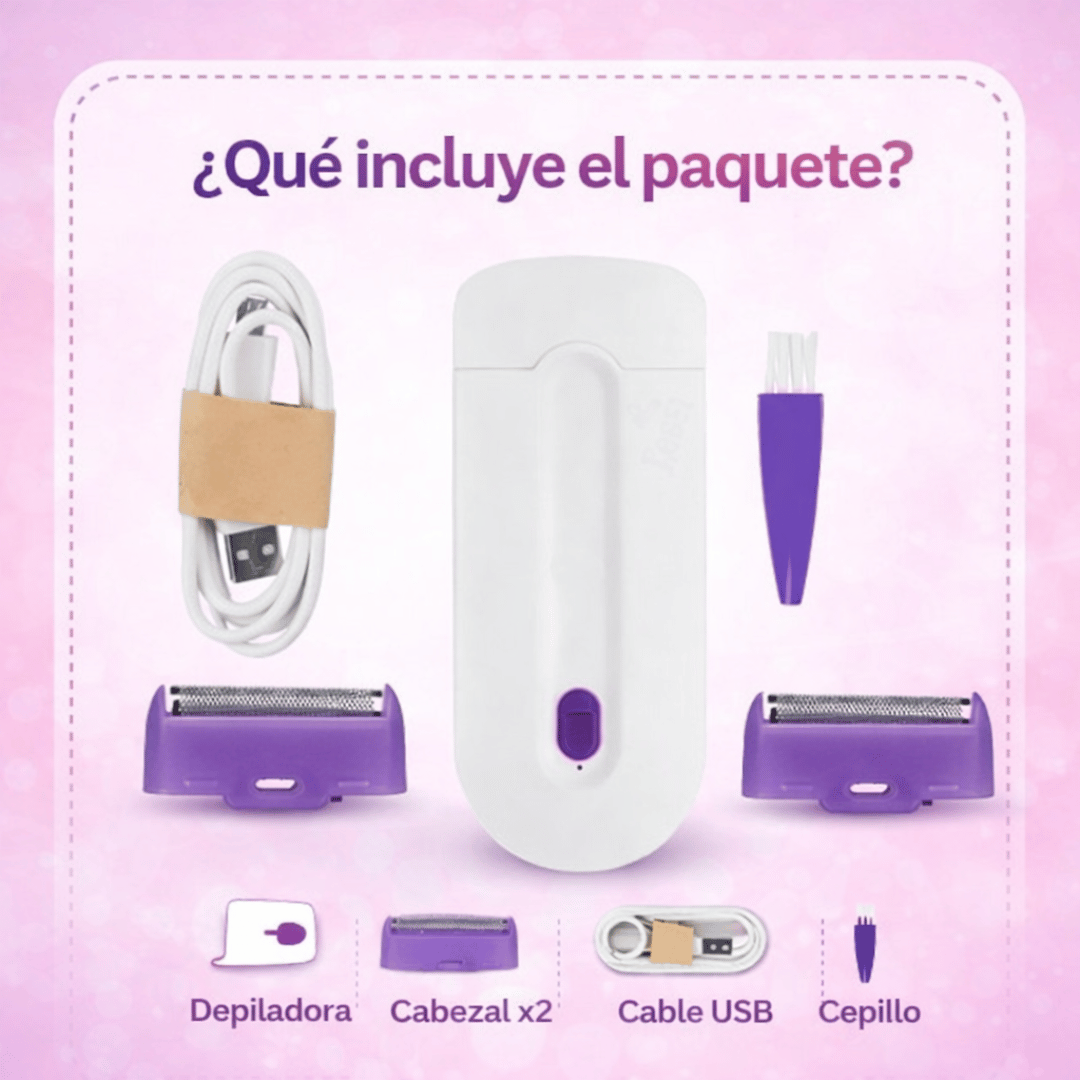 Depiladora Corporal Yes! - Depilación simple y cómoda para tu rutina diaria en casa