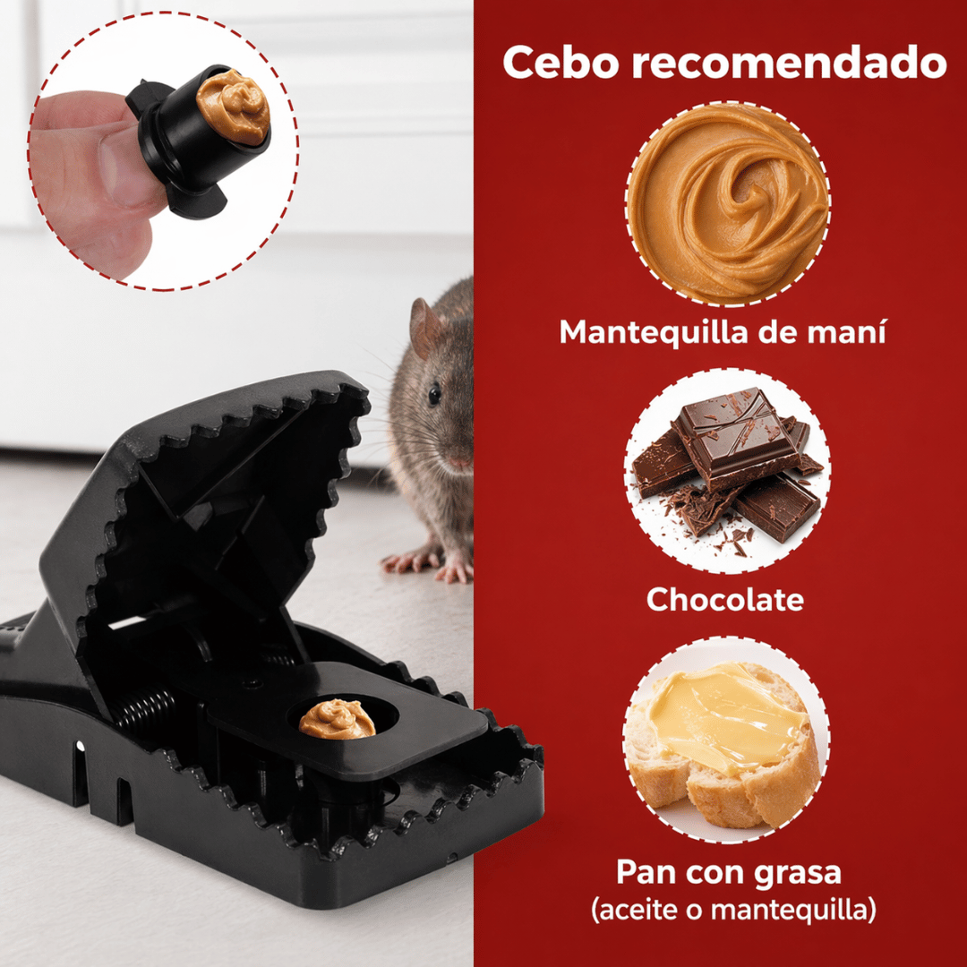 ¡Pack 3x1 Trampa Para Ratones! - Protege tu hogar de ratones de forma limpia y segura