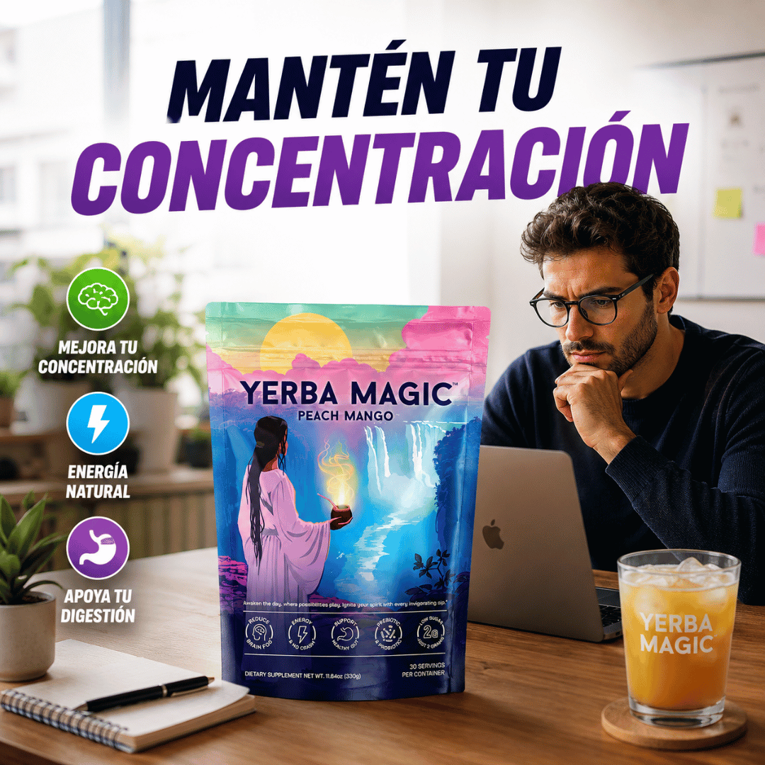 Yerba Magic - Ayuda a mantener tu energía y concentración durante el día
