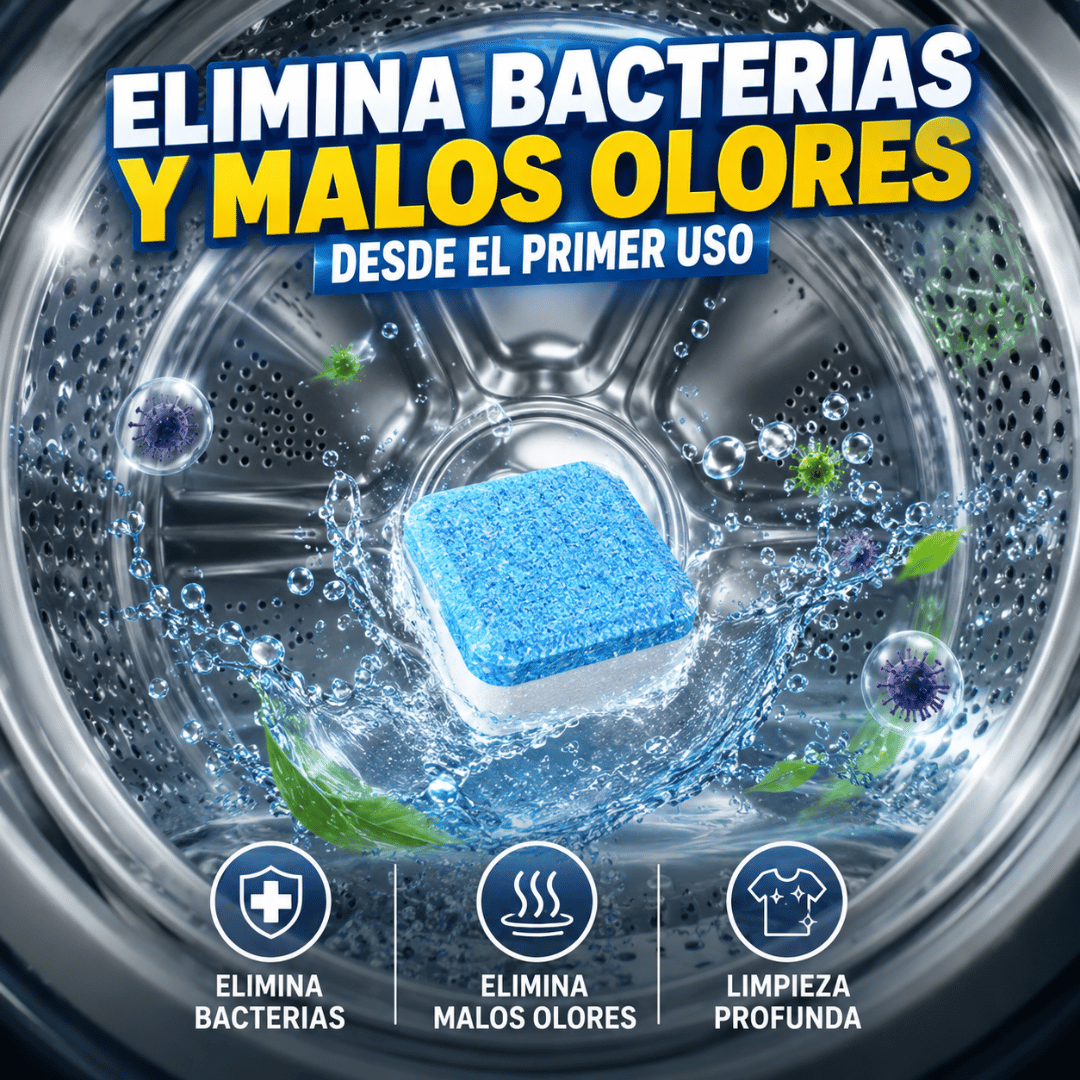 ¡Pack 36 Pastillas Limpia Lavadora! - Mantén tu lavadora limpia y libre de malos olores