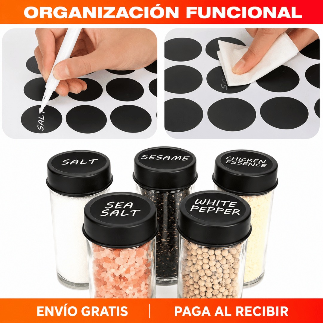 Estante  Giratorio 360 Para Especias - Mantén todas tus especias ordenadas y siempre al alcance
