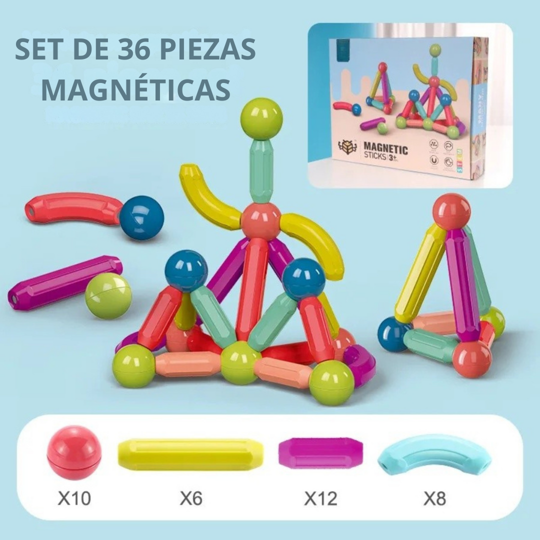 Set Magnetico de Construcción 36 Pcs - ¡Aprovecha Oferta Black Friday!