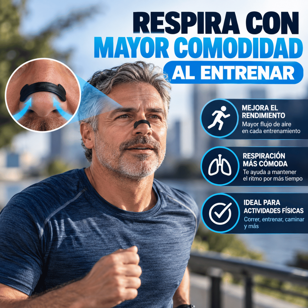 Kit 30 Bandas Nasales Magnéticas - Respira con mayor comodidad y disfruta un mejor descanso