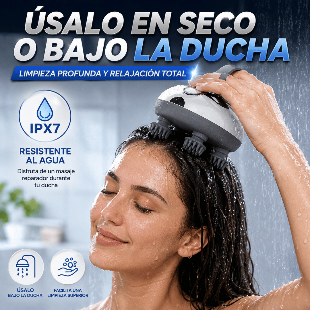 ¡Promo 2x1 Masajeador Cuello Cabelludo Eléctrico! - Masaje relajante para desconectarte del estrés diario