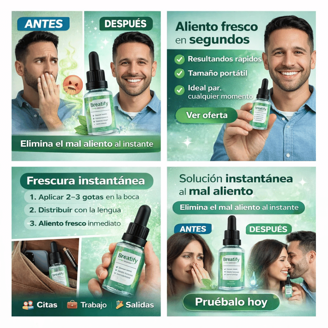 ¡Promo 2x1 Breatify! - Aliento fresco inmediato en cualquier momento del día