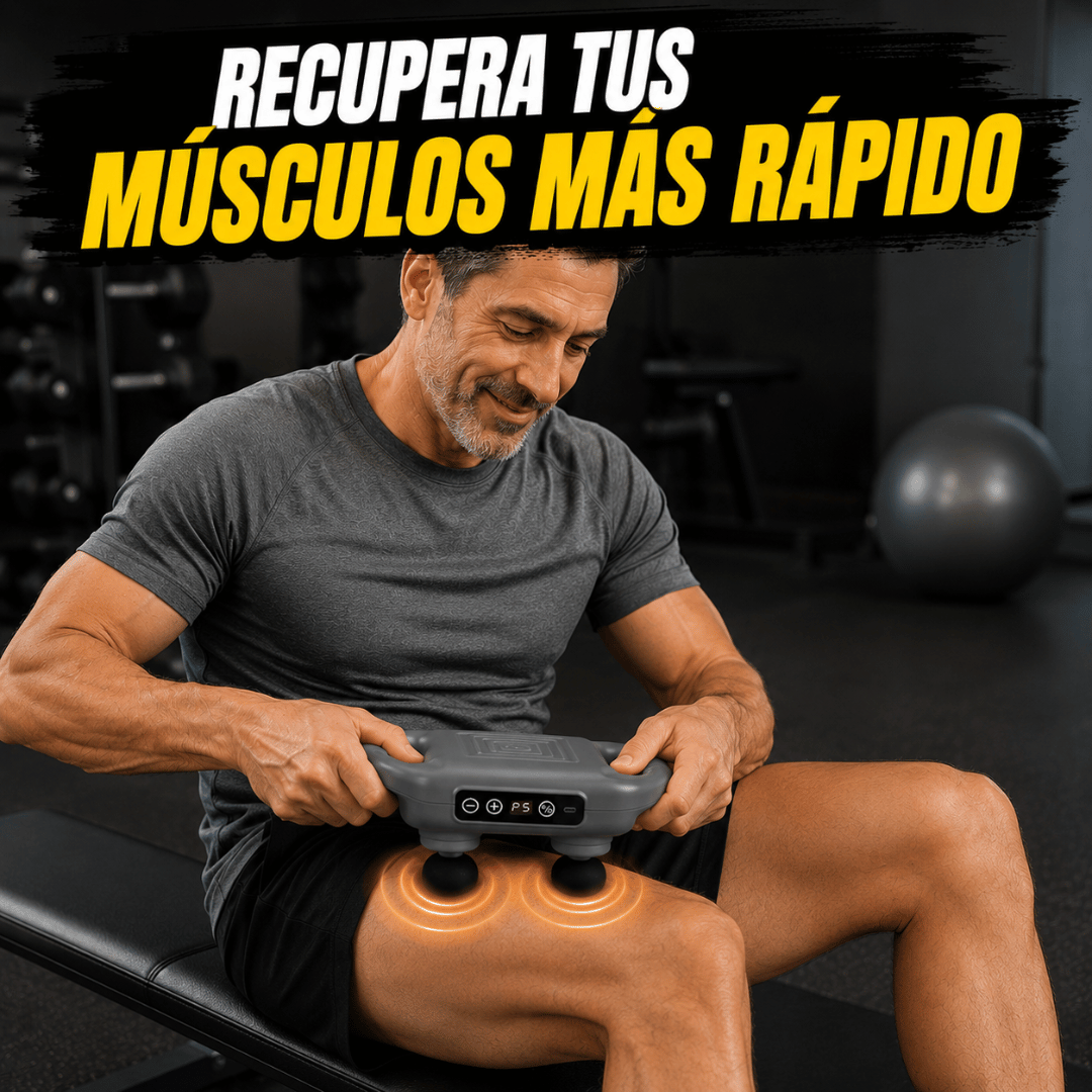 Masajeador De Relajación Muscular 4 Cabezales - Alivia la tensión muscular y relaja tu cuerpo en minutos