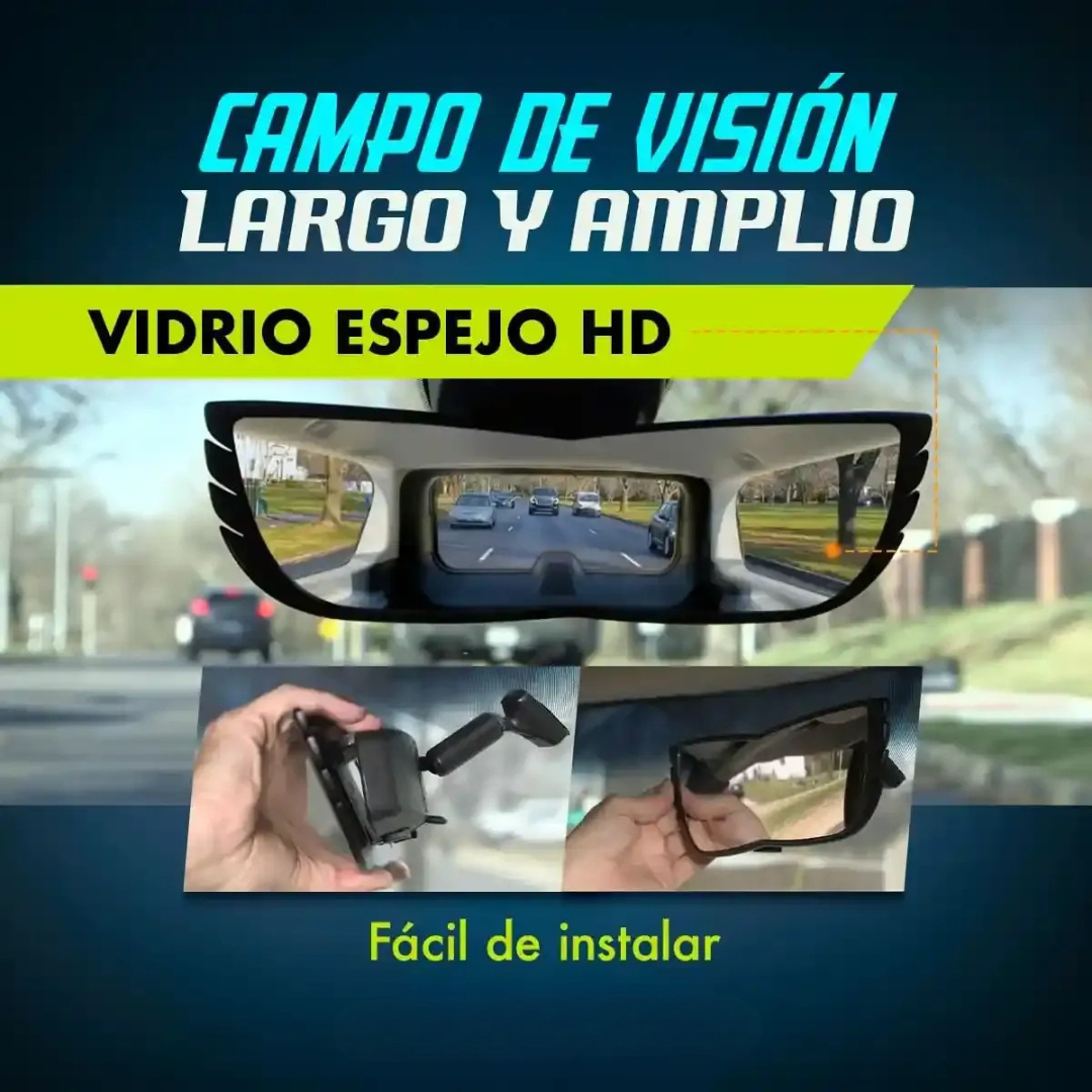 Espejo Retrovisor Gran Angular - ¡Conduce con confianza y seguridad!