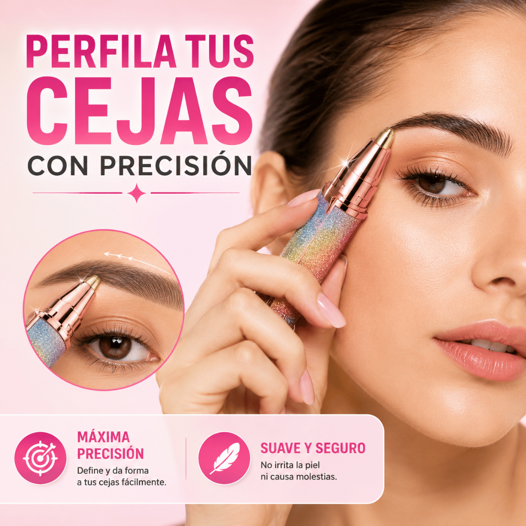 ¡Promo 2x1 Depiladora de Precisión Facial Arcoíris! - Retoque facial práctico para una piel suave y uniforme
