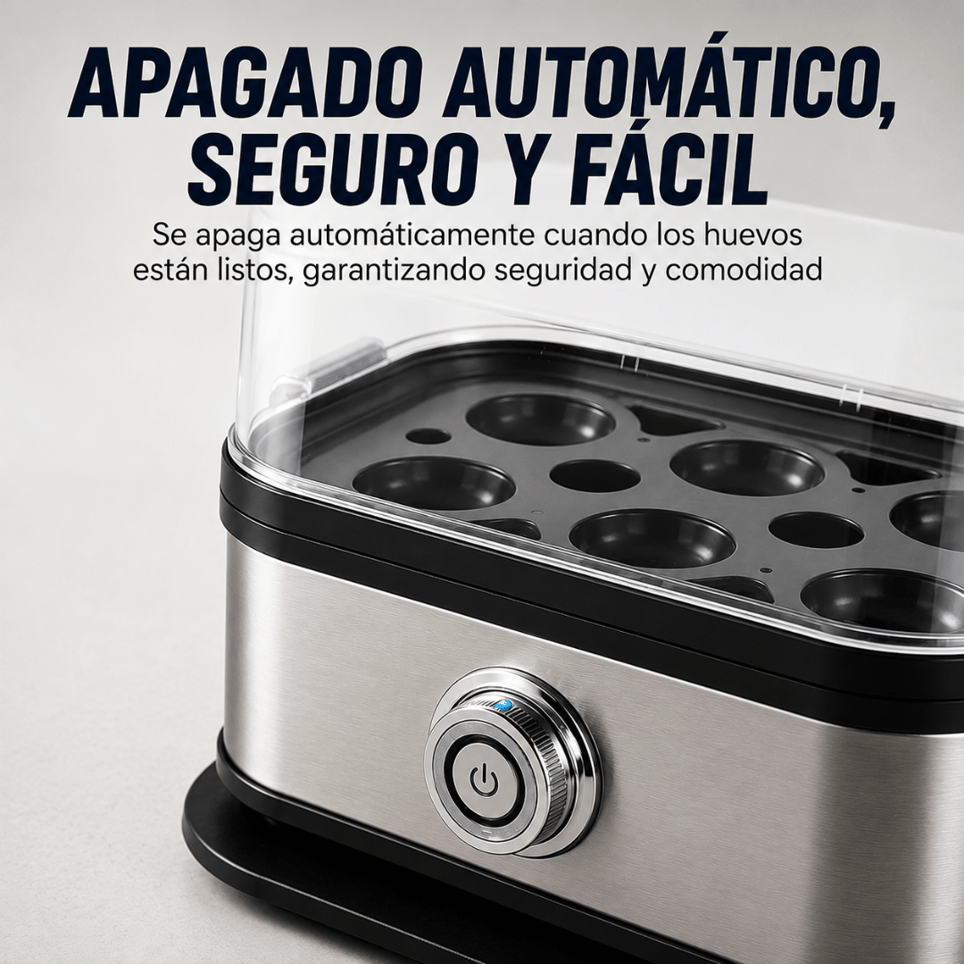 Cocedor Eléctrico Huevos - Huevos cocidos al punto perfecto en minutos