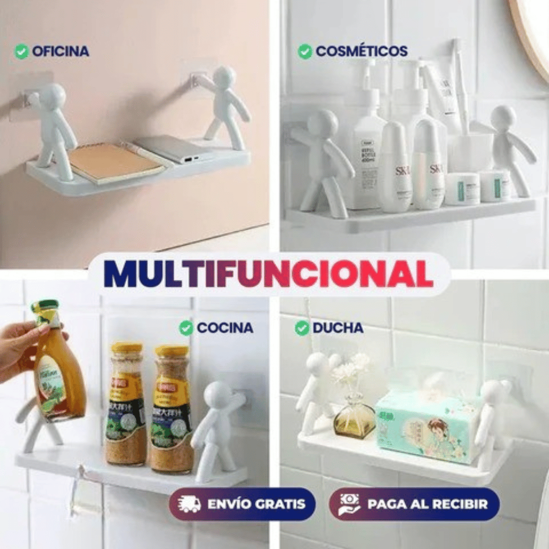 ¡Pack x3 Estantes Flotantes Autoadhesivo! - Más espacio y orden sin perforar paredes
