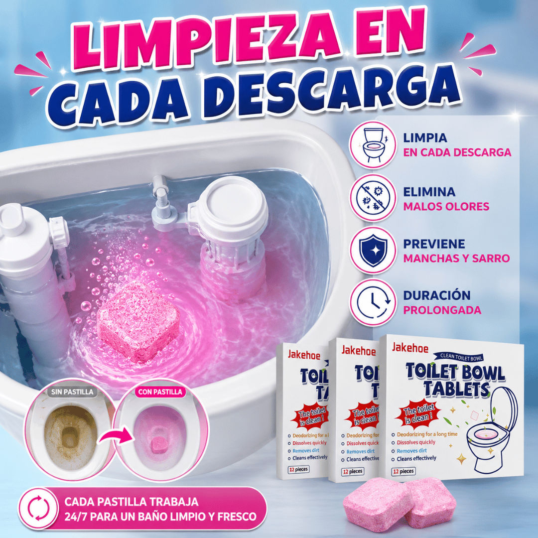 ¡Pack x36 Pastillas para inodoro Jakehoe! - Inodoro limpio y fresco en cada descarga