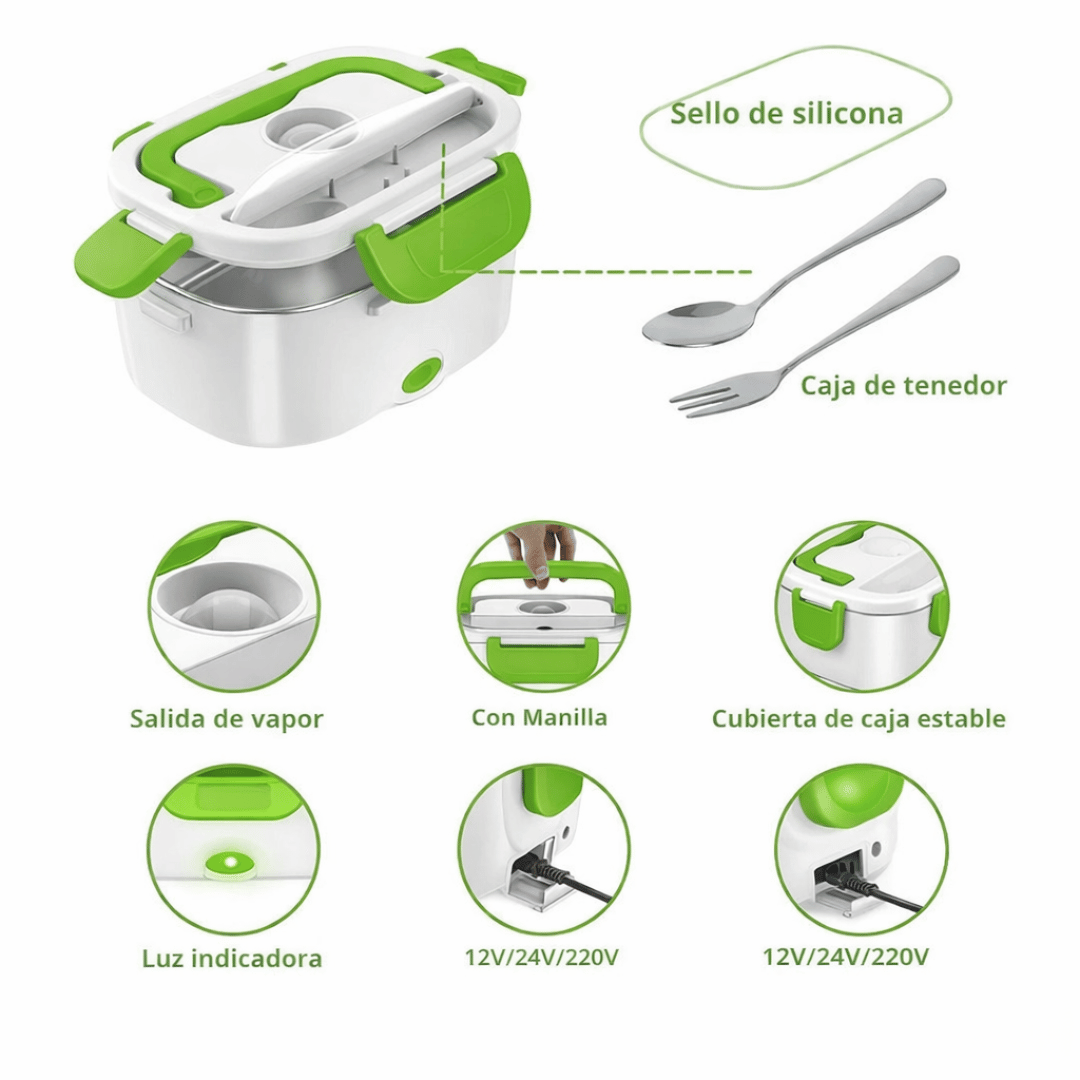 HeatBox Pro - La forma práctica de comer caliente fuera de casa
