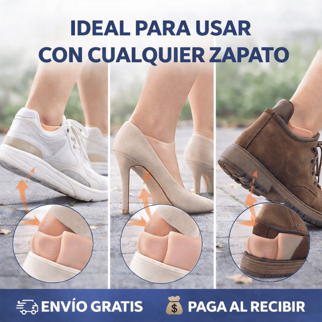 HeelGuard Pro - Protege tus talones y camina con mayor comodidad todo el día