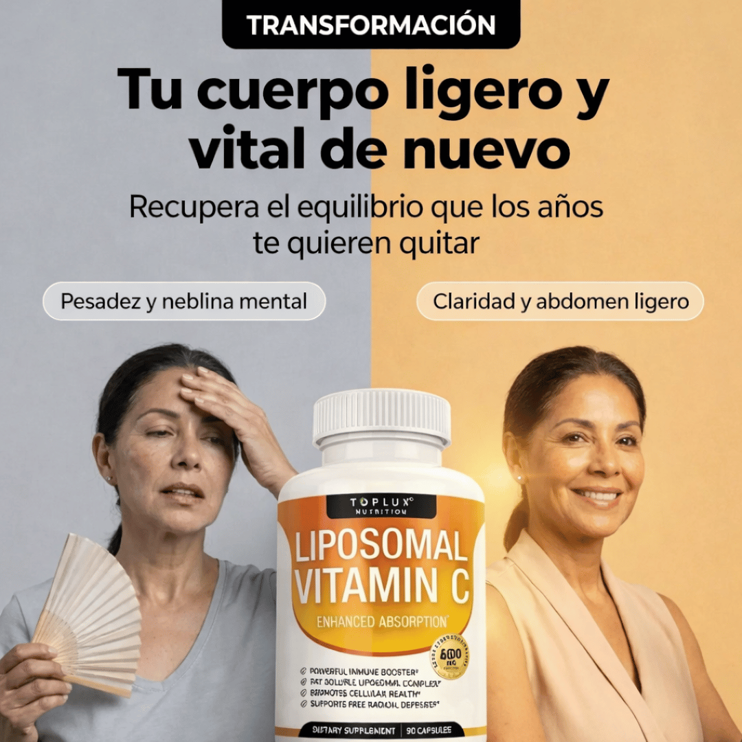 Promo 2x1 Vitamina C Liposomal 60 Cápsulas - Fortalece tus defensas y protege tu bienestar diario