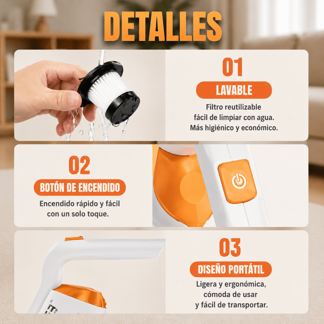 AeroClean - Mantén tu hogar limpio de forma rápida y práctica