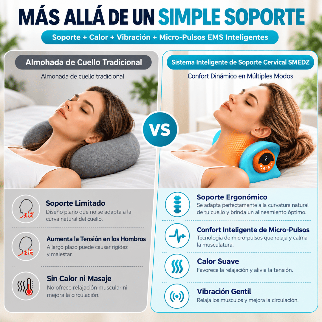 Masajeador Cuello Profesional - Alivia la tensión cervical y disfruta de un cuello más relajado